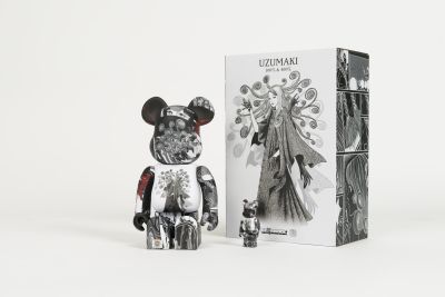 Be@rbrick 100% + 400% 'S'YTE X JUNJI ITO UZUMAKI'